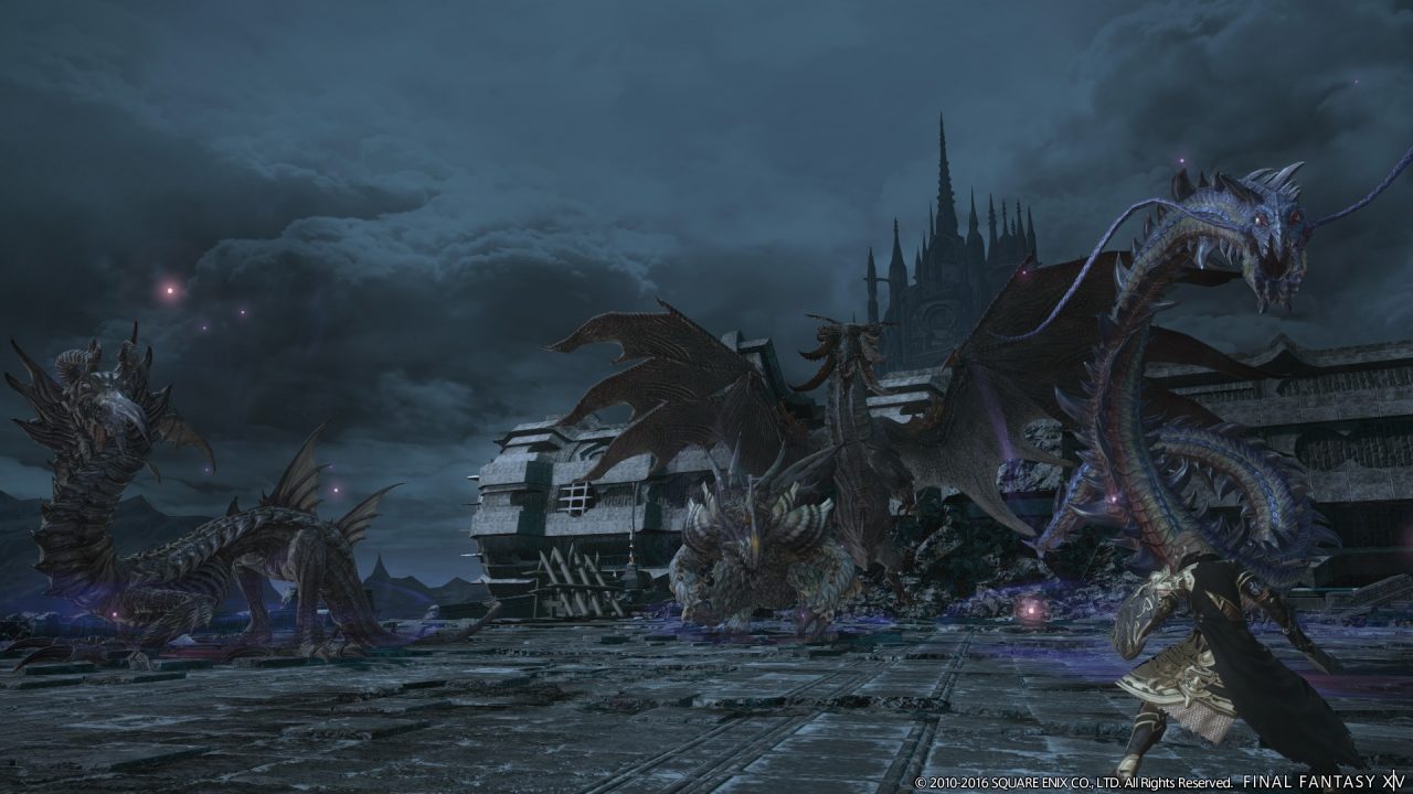 A screenshot of Nidhogg in Final Fantasy XIV Heavensward