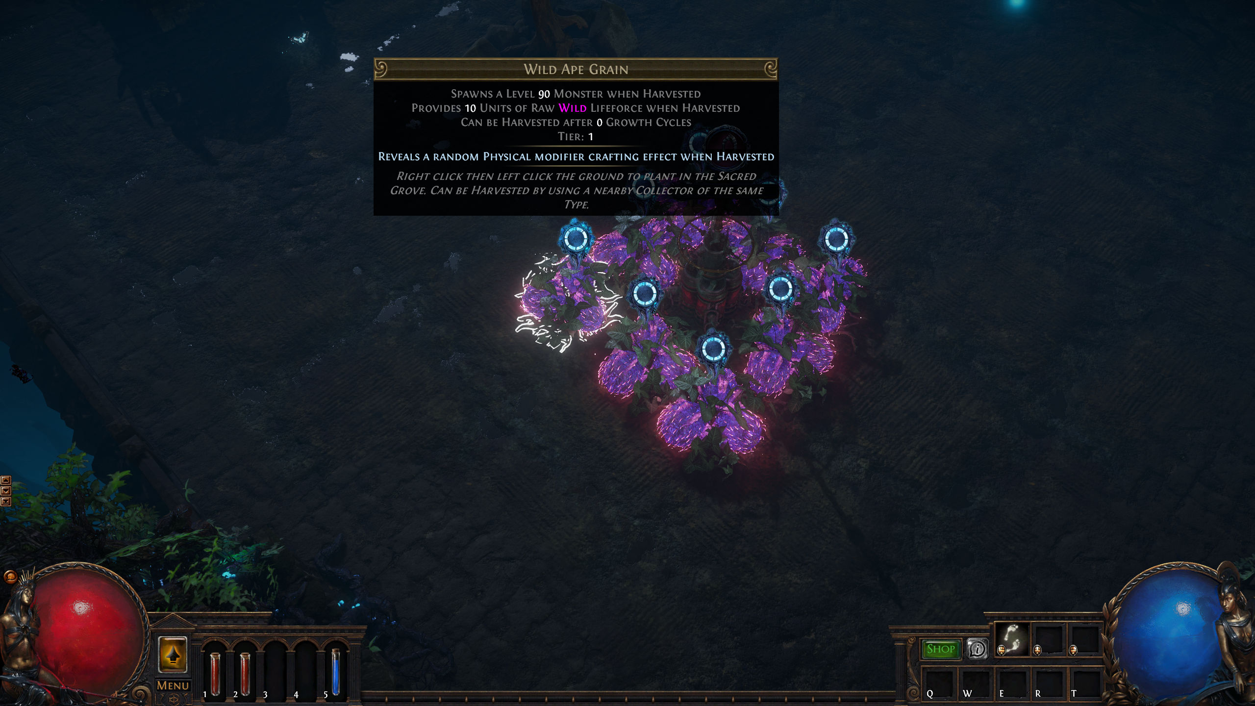 Poe harvest схема