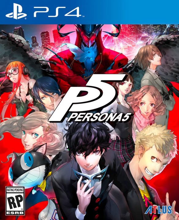 Persona 5 Cover Art PS4