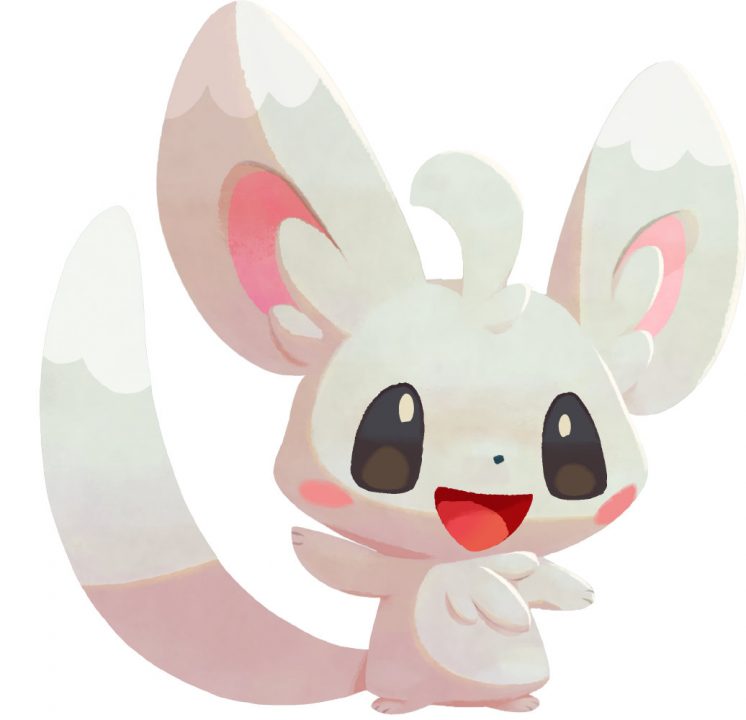 Pokemon Cafe Mix Artwork 07 Minccino Guest