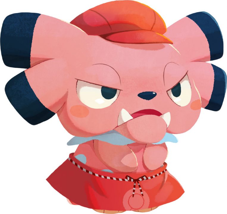 Pokemon Cafe Mix Artwork 14 Snubbull Staff