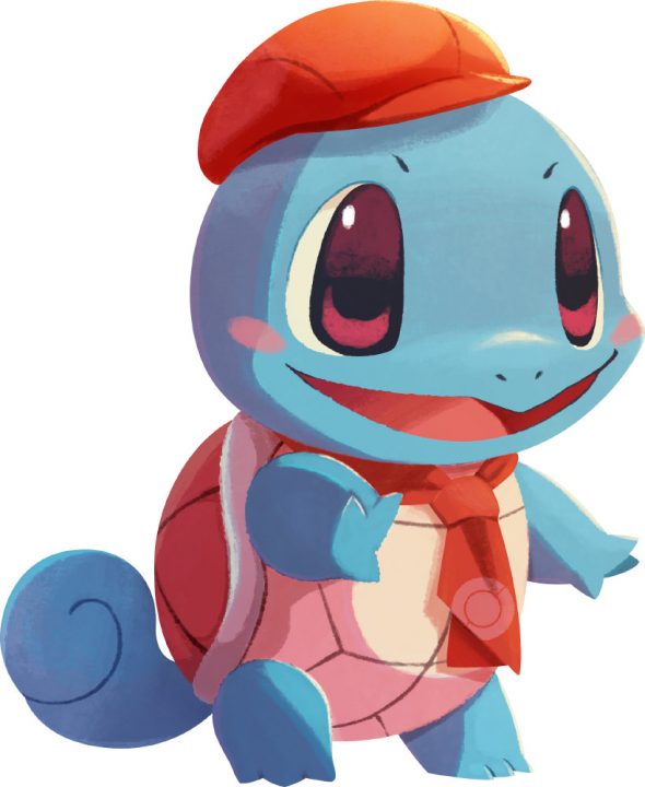 Pokemon Cafe Mix Artwork 16 Squirtle Staff