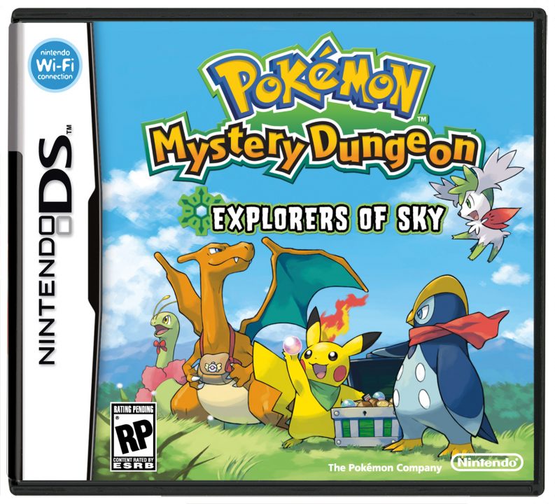 Pokemon Mystery Dungeon Explorers of Sky Cover Art US