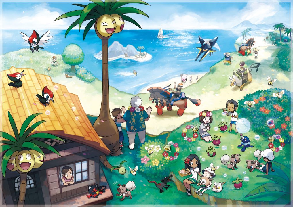 Pokemon Sun Moon Artwork 060
