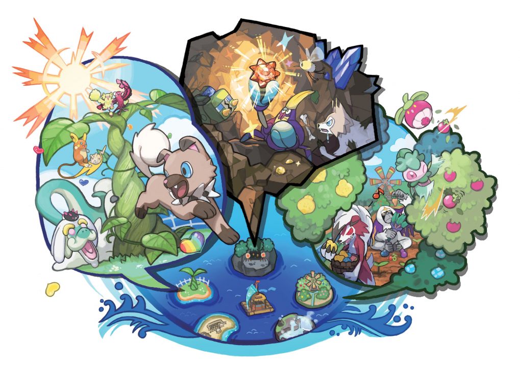 Pokemon Sun Moon Artwork 101
