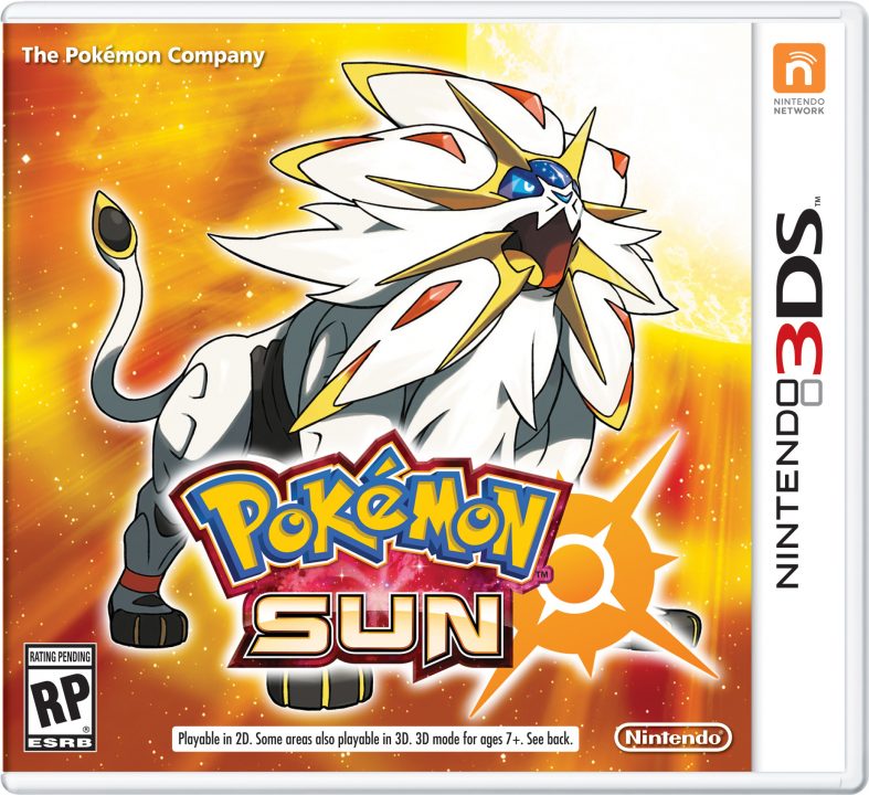 Pokemon Sun Moon Cover Art 001