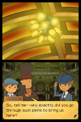 Professor Layton and the Unwound Future Screenshot 002