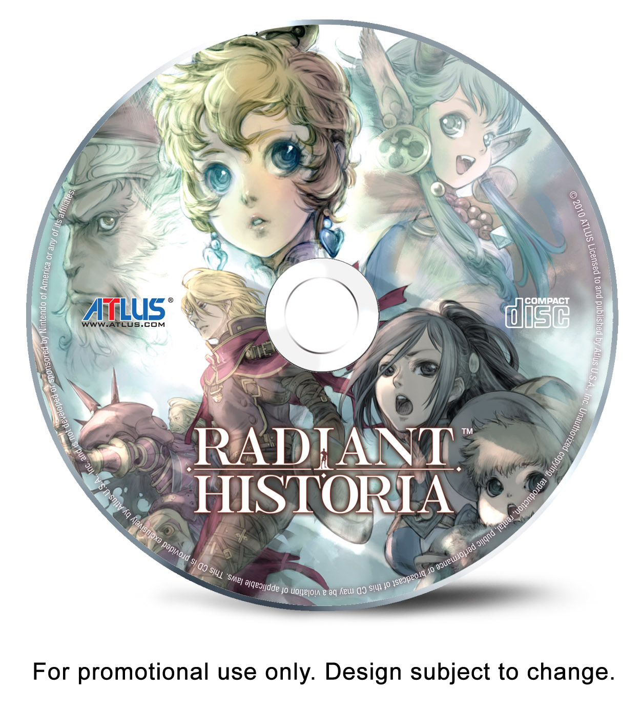 Radiant Historia Cover Art US Soundtrack