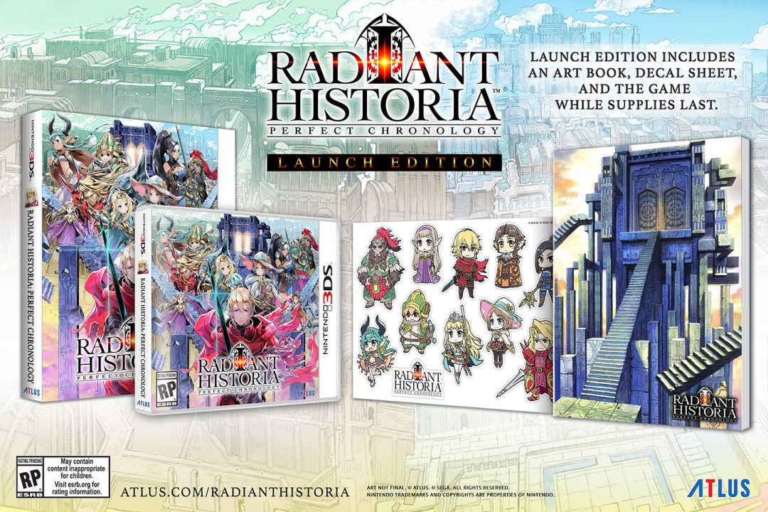 Radiant Historia Perfect Chronology Cover Art US Launch Edition