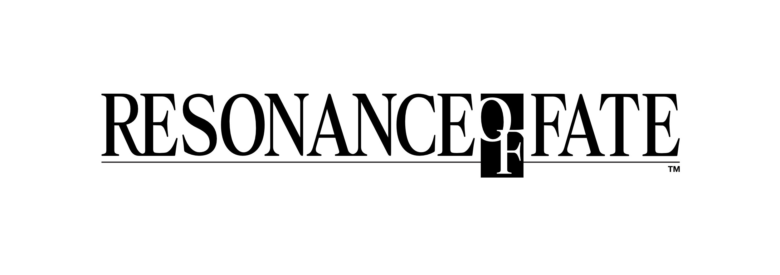 Resonance of Fate Logo US White BG