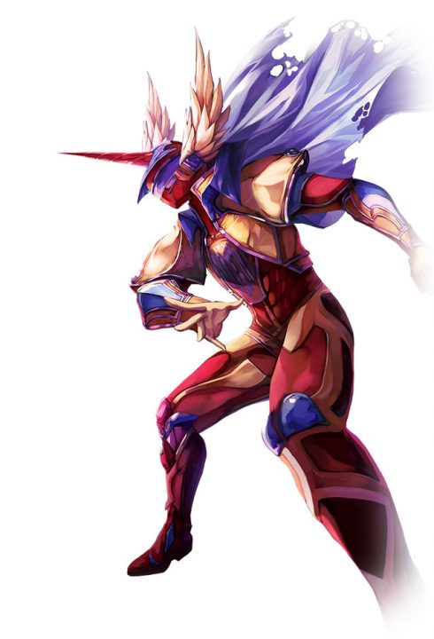 Romancing SaGa ReUniverse Artwork of Red Alkaiser