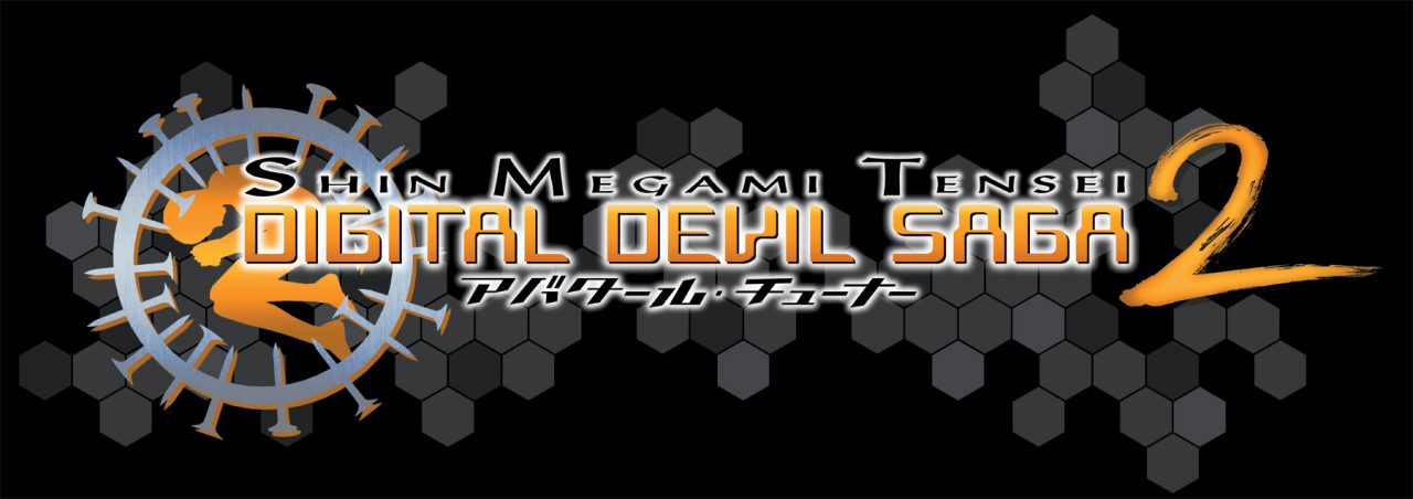 Shin Megami Tensei Digital Devil Saga 2 Logo Black BG