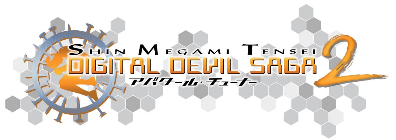 Shin Megami Tensei Digital Devil Saga 2 Logo White BG