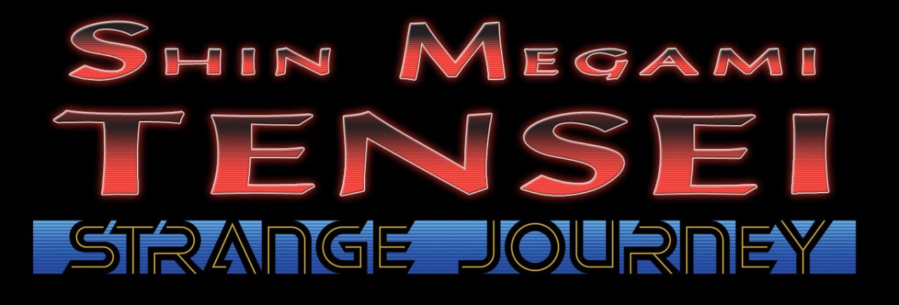 Shin Megami Tensei Strange Journey Logo (Black BG) Shin Megami Tensei Strange Journey Logo Black BG