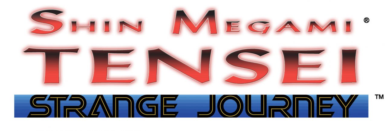 Shin Megami Tensei Strange Journey Logo (White BG) Shin Megami Tensei Strange Journey Logo White BG