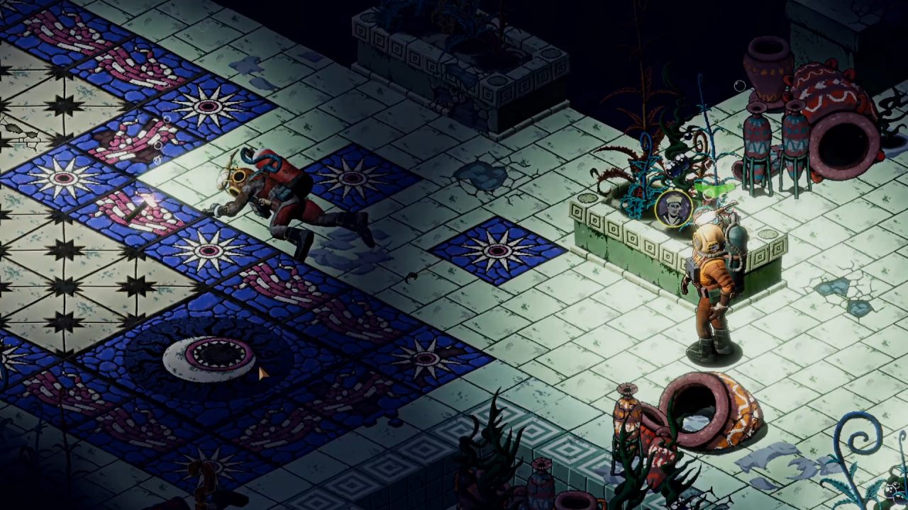 Venturing through a nautical environment in Stirring Abyss.