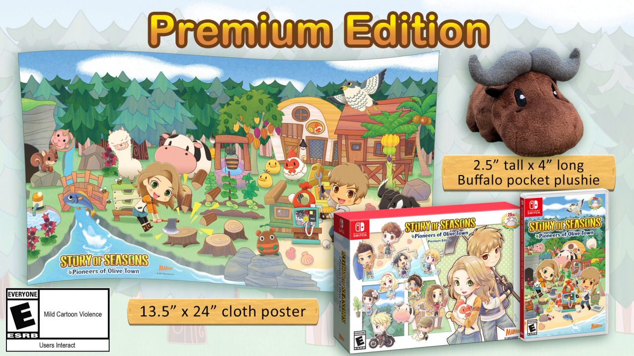 Story of Seasons Pioneers of Olive Town Cover Art Premium Edition