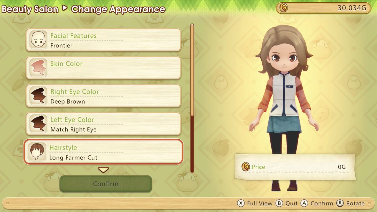 Interacting with a character in Story of Seasons: Pioneers of Olive Town.