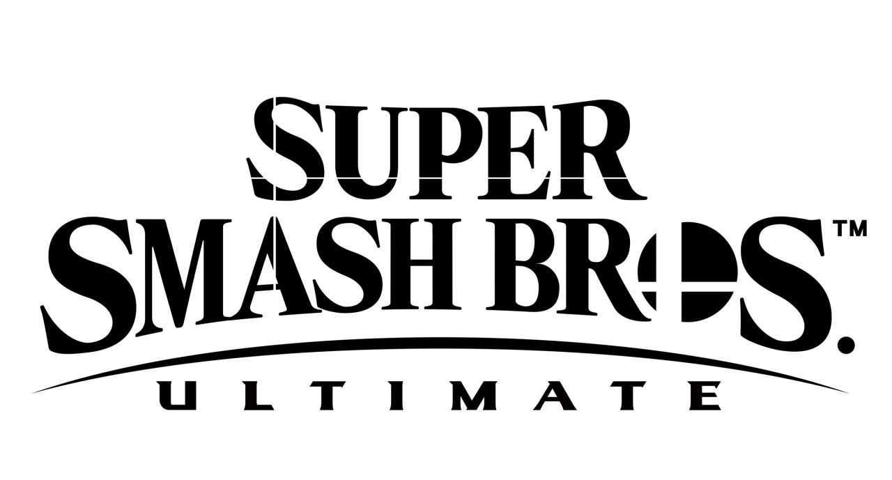 Super Smash Bros Ultimate Logo on White