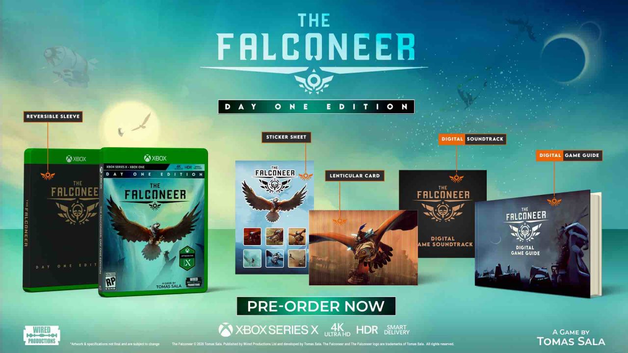 The Falconeer Cover Art Day One Edition