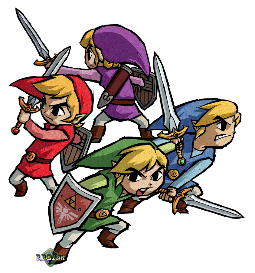 The Legend of Zelda Four Swords Adventures Artwork 005