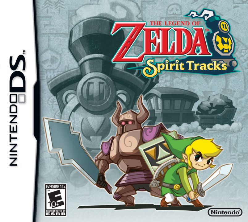 The Legend of Zelda Spirit Tracks Cover Art US