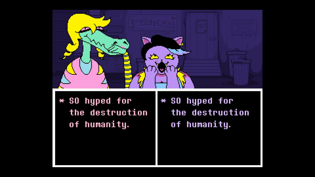 So hyped for the destruction of humanity in Undertale.
