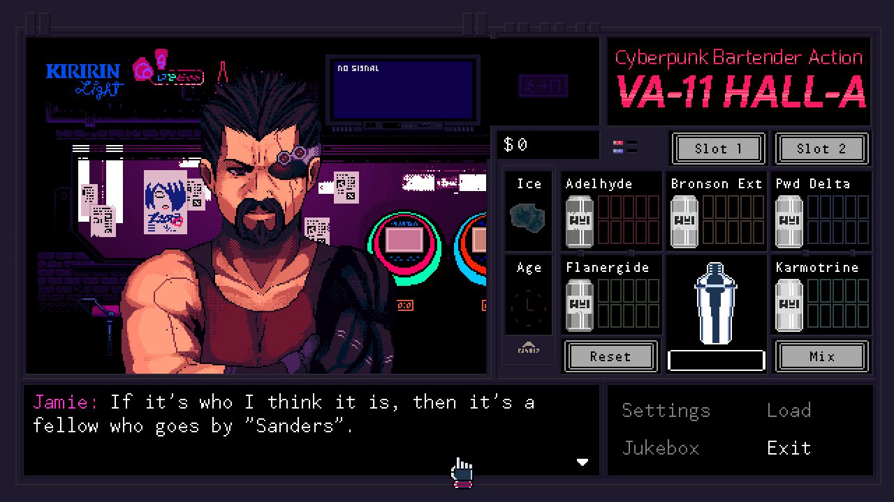 VA 11 HALL A Cyberpunk Bartender Action Screenshot 012