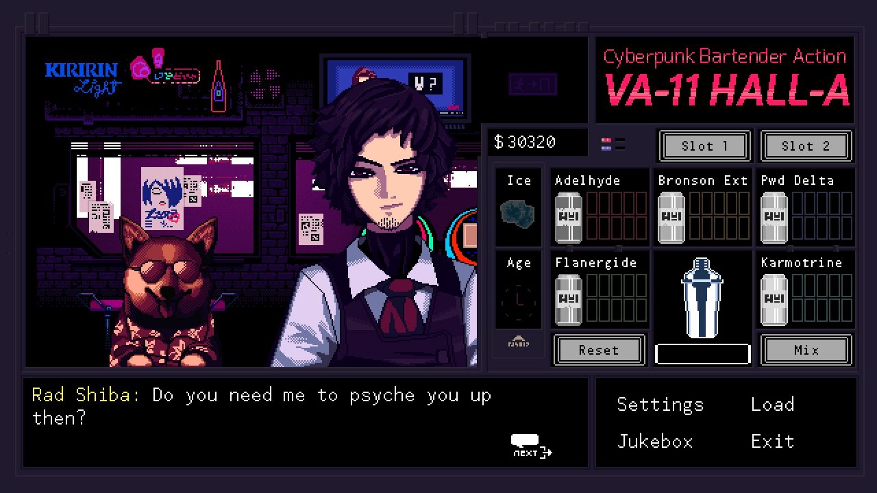 VA 11 HALL A Cyberpunk Bartender Action Screenshot 023