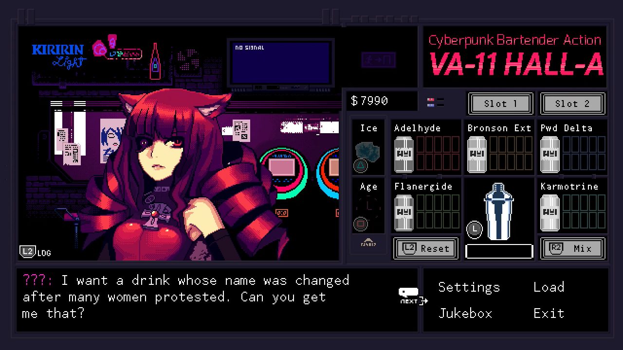 VA 11 HALL A Cyberpunk Bartender Action Screenshot 047