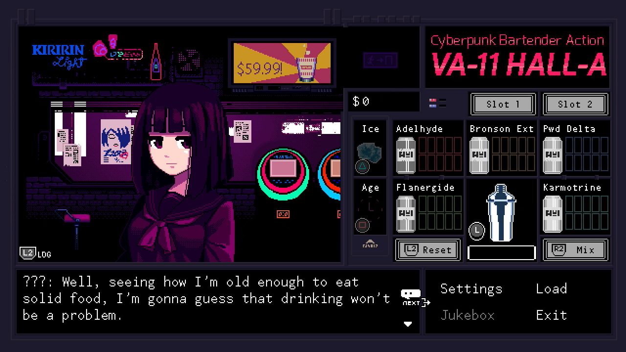 VA 11 HALL A Cyberpunk Bartender Action Screenshot 049