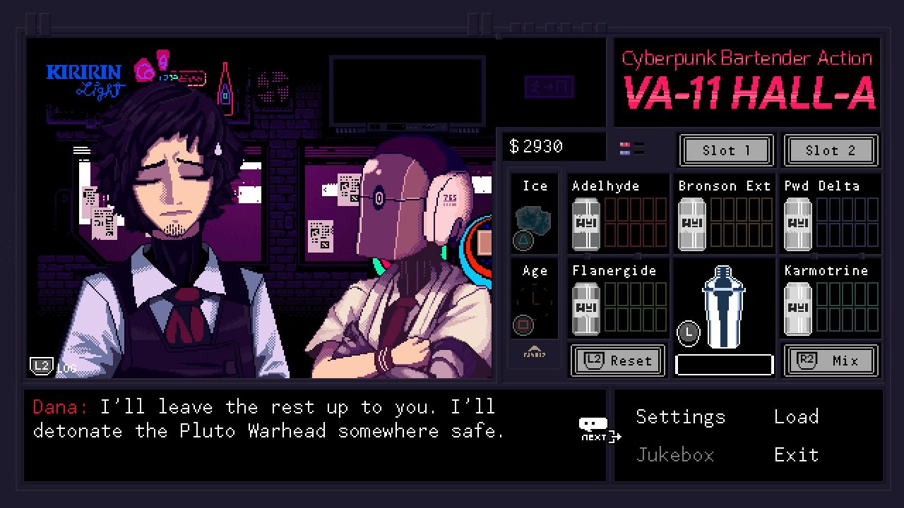 VA 11 HALL A Cyberpunk Bartender Action Screenshot 050