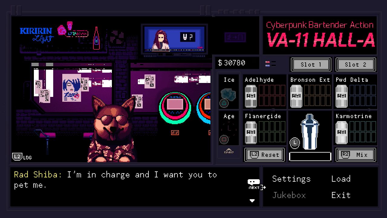 VA 11 HALL A Cyberpunk Bartender Action Screenshot 051