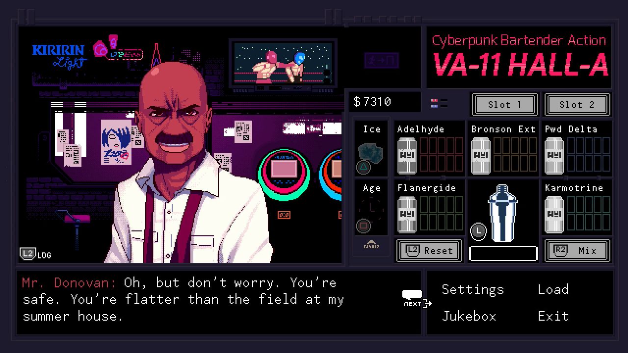 VA 11 HALL A Cyberpunk Bartender Action Screenshot 052