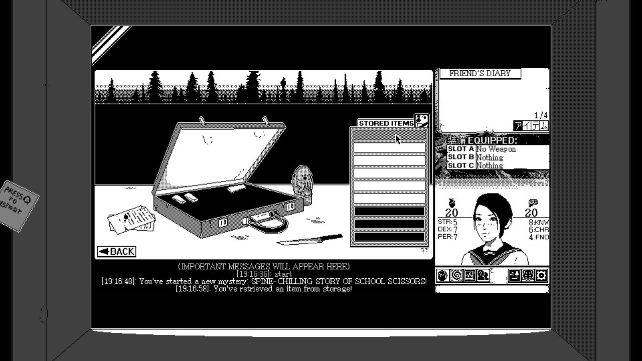 WORLD OF HORROR Screenshot 009