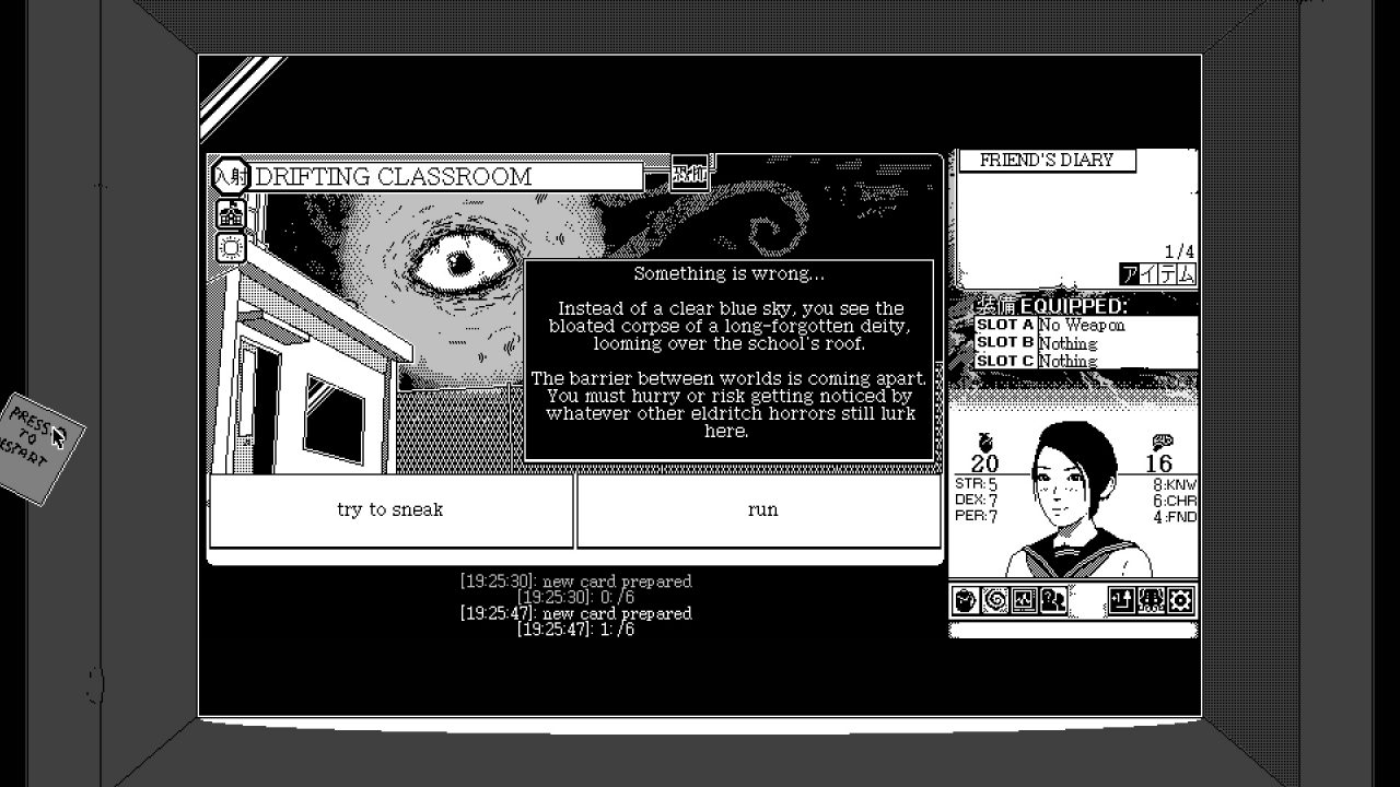 WORLD OF HORROR Screenshot 013