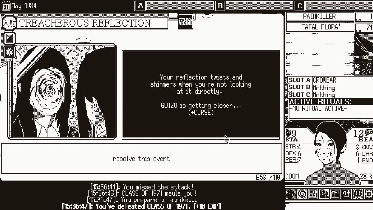 WORLD OF HORROR Screenshot 017
