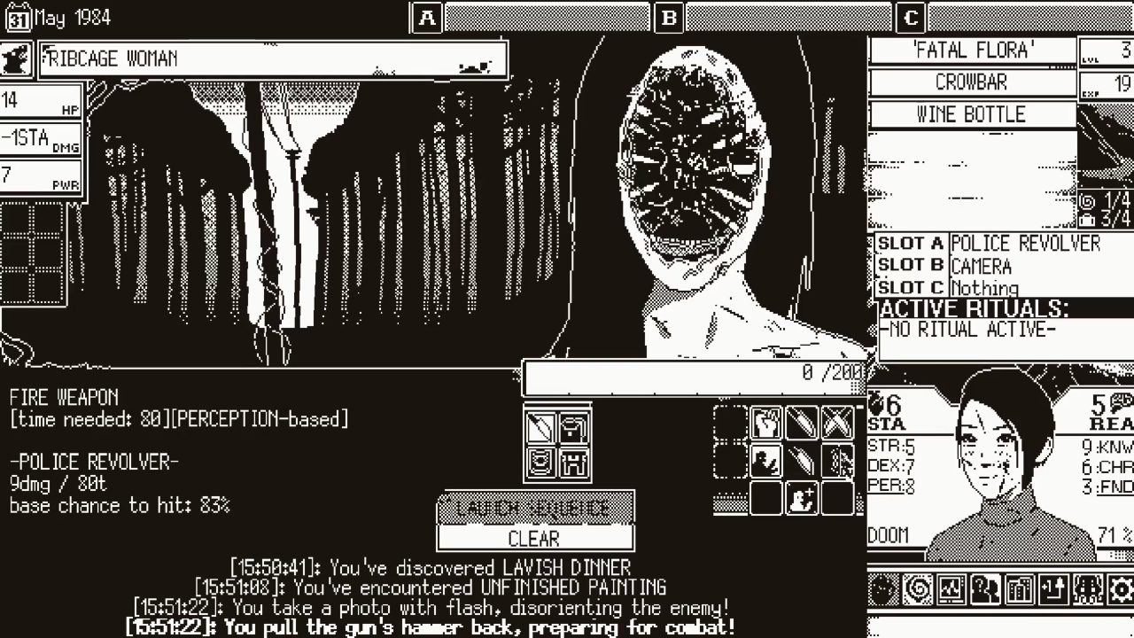 WORLD OF HORROR Screenshot 018