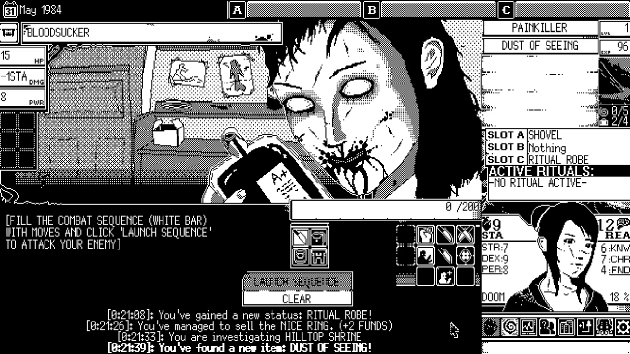 Screenshot of World of Horror
