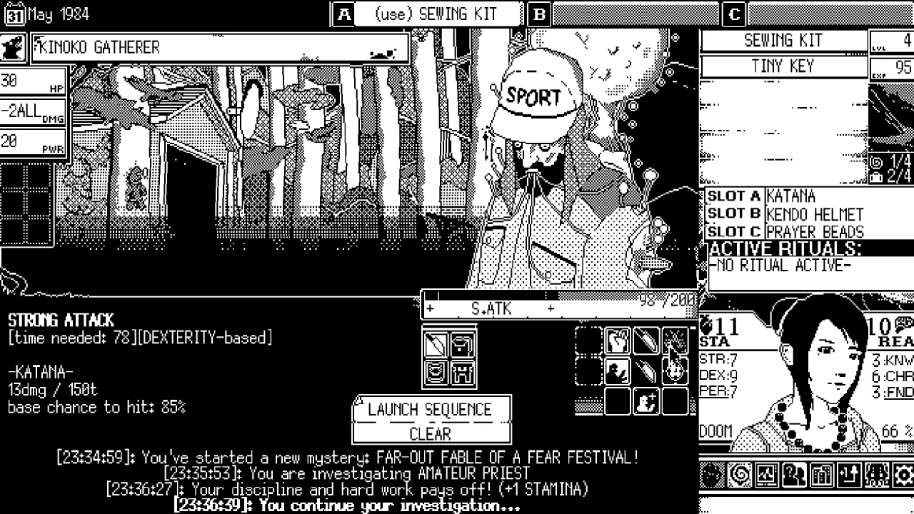 WORLD OF HORROR Screenshot 028