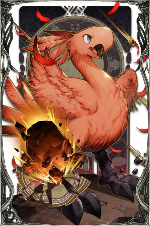 War of the Visions Final Fantasy Brave Exvius Artwork 014 Red Chocobo