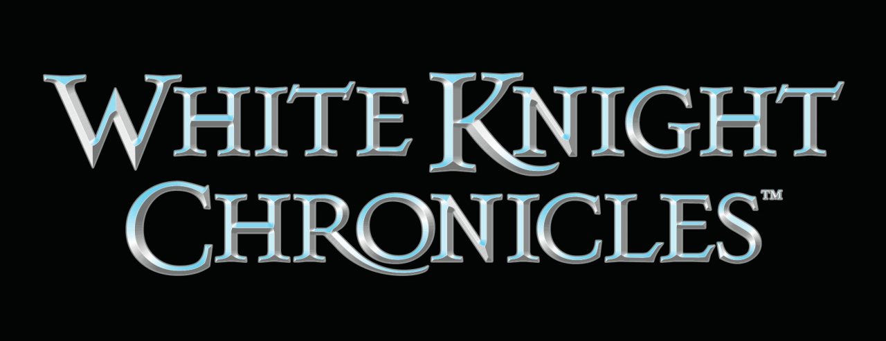 White Knight Chronicles Logo US Black BG