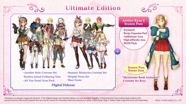 Atelier Ryza 2 Lost Legends & the Secret Fairy Cover Art (Ultimate Edition)