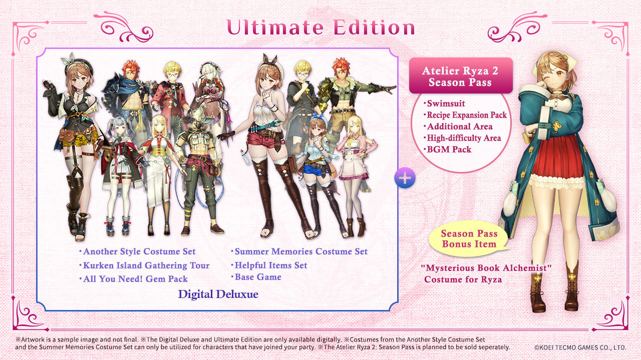 Atelier Ryza 2 Lost Legends the Secret Fairy Cover Art Ultimate Edition