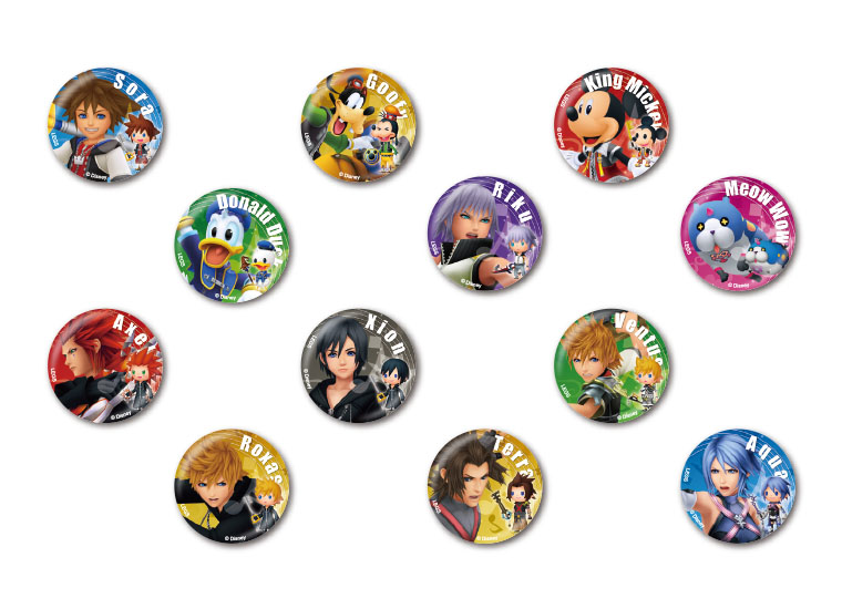 Badges From The Kingdom Hearts Cafe