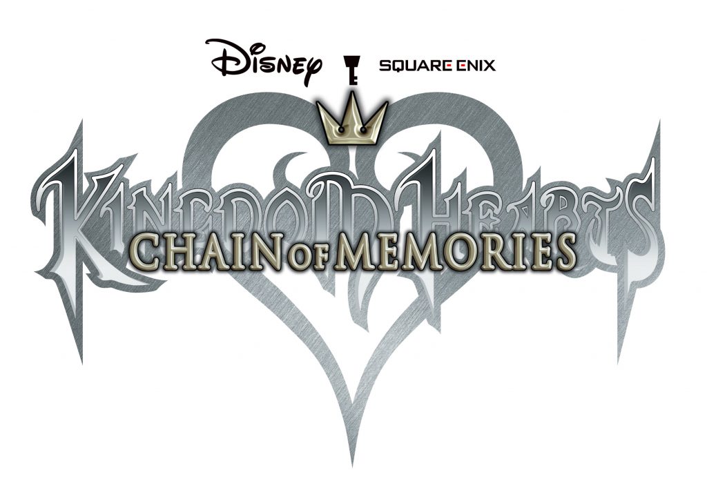 Kingdom Hearts Chain of Memories Logo US on White