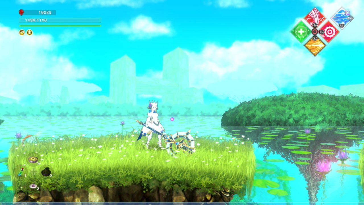 Lost Epic screenshot showing off second area Lake Pelgrand.