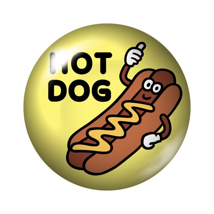 A Hot Dog pin