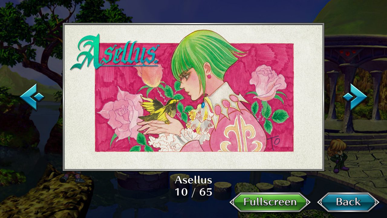 in-game art of Asellus from SaGa Frontier