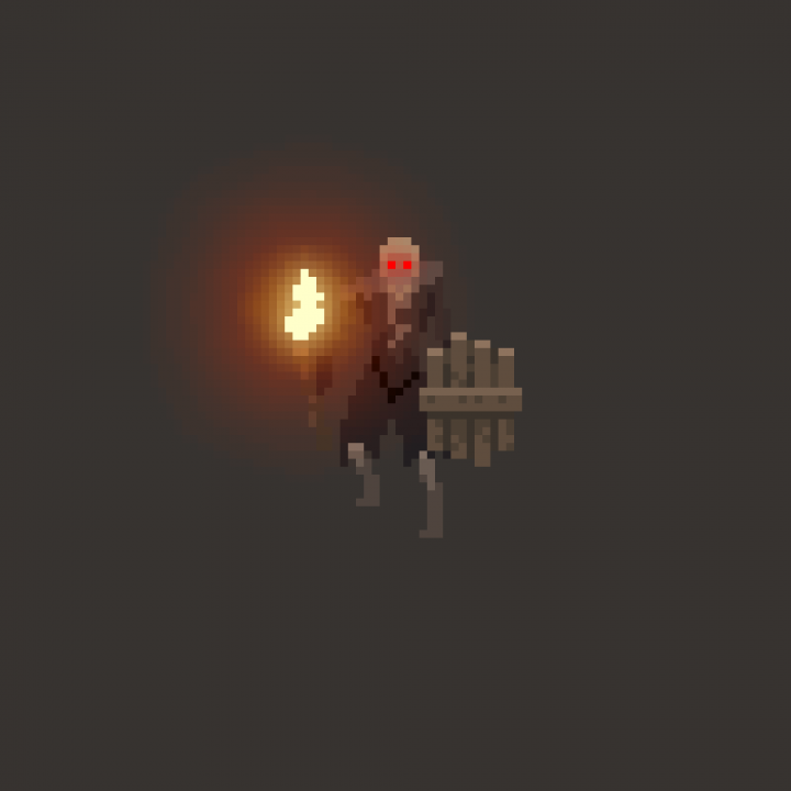 Chrono Sword Artwork 05 Lunatic With Shield PixelArt